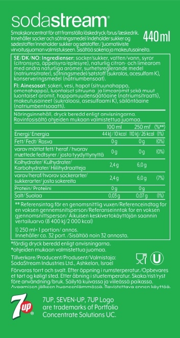 SodaStream 7Up 440 ml