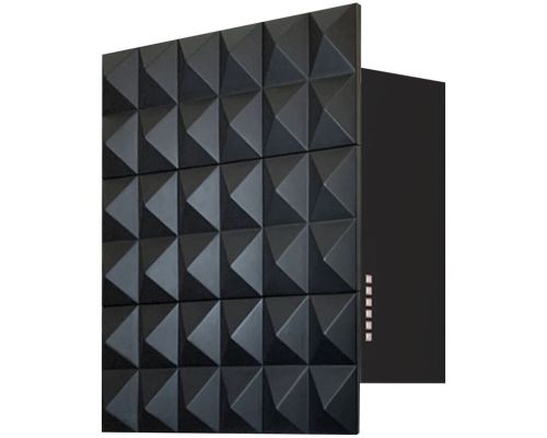 Witt Mosaik Matte Black Væghængt emhætte billede 1