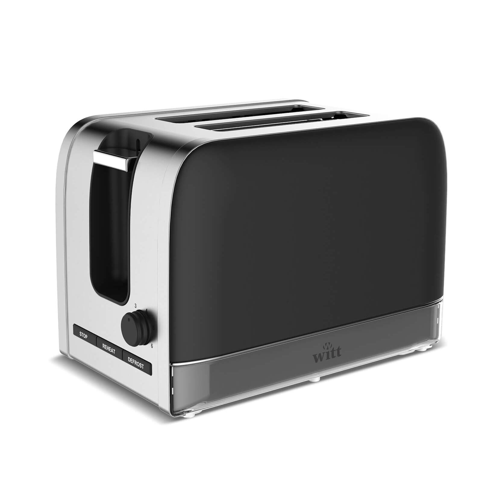 Witt WCT800B Classic Toaster (sort) billede 3