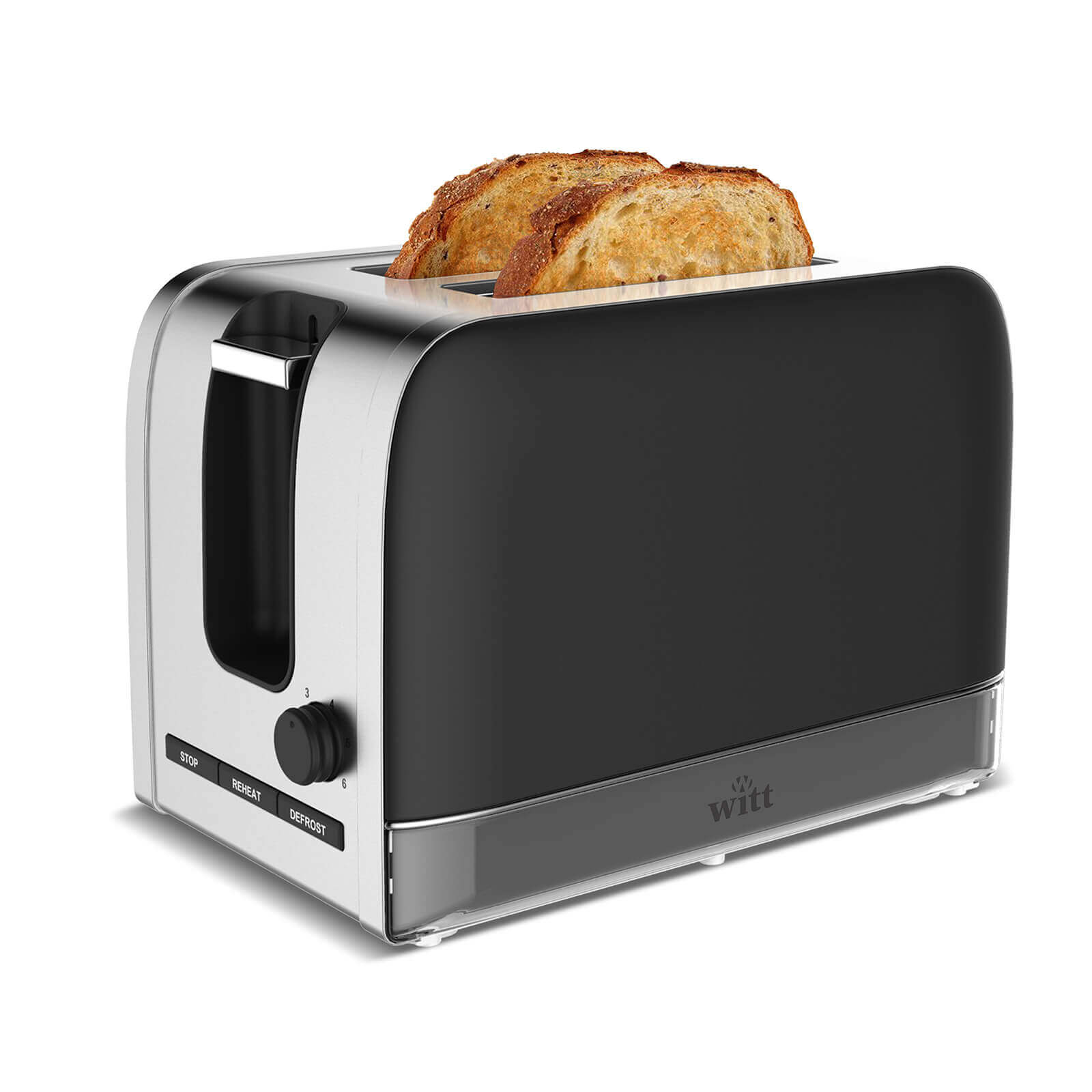 Witt WCT800B Classic Toaster (sort) billede 2