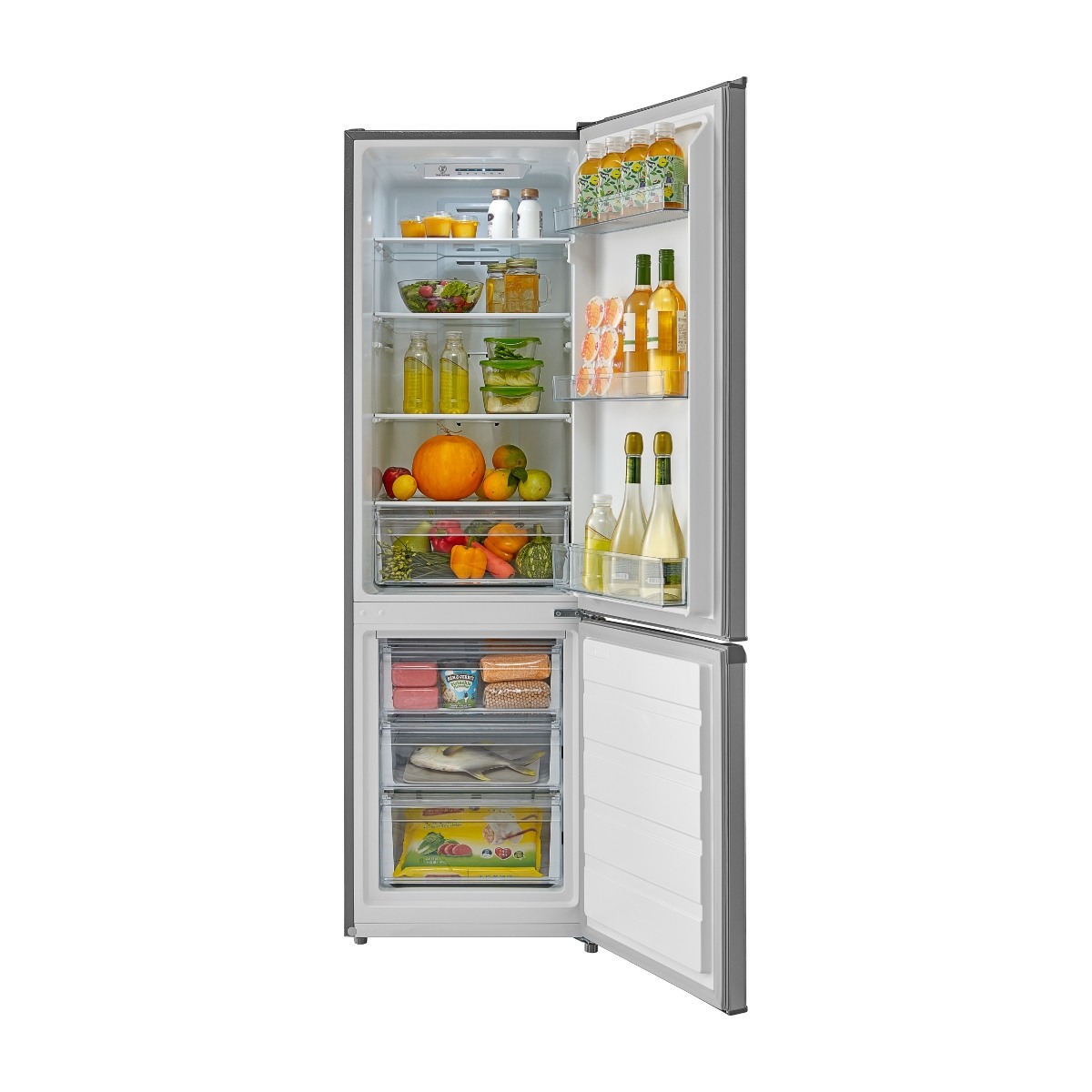 Ecotronic KF260NFX Fritstående kølefryseskab