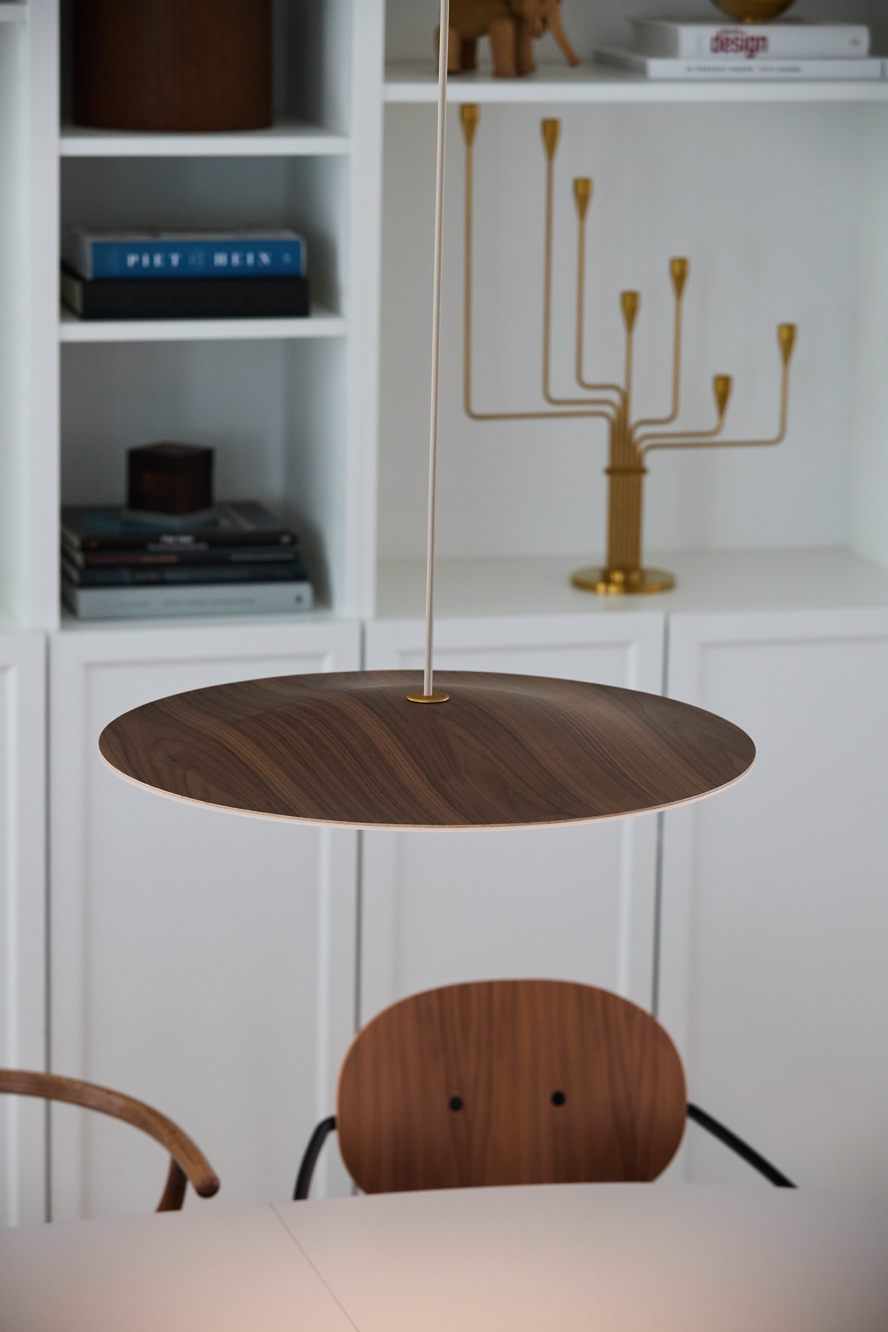Sinus 550P LED pendel valnød/opal glas billede 2