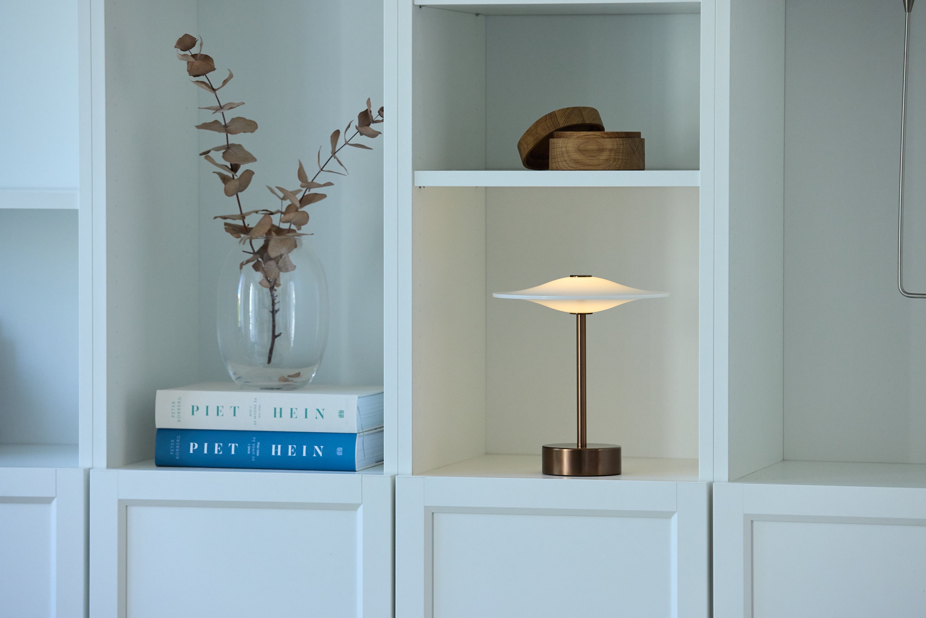 Piet Hein Sinus22 Bordlampe Aged Bronze billede 4