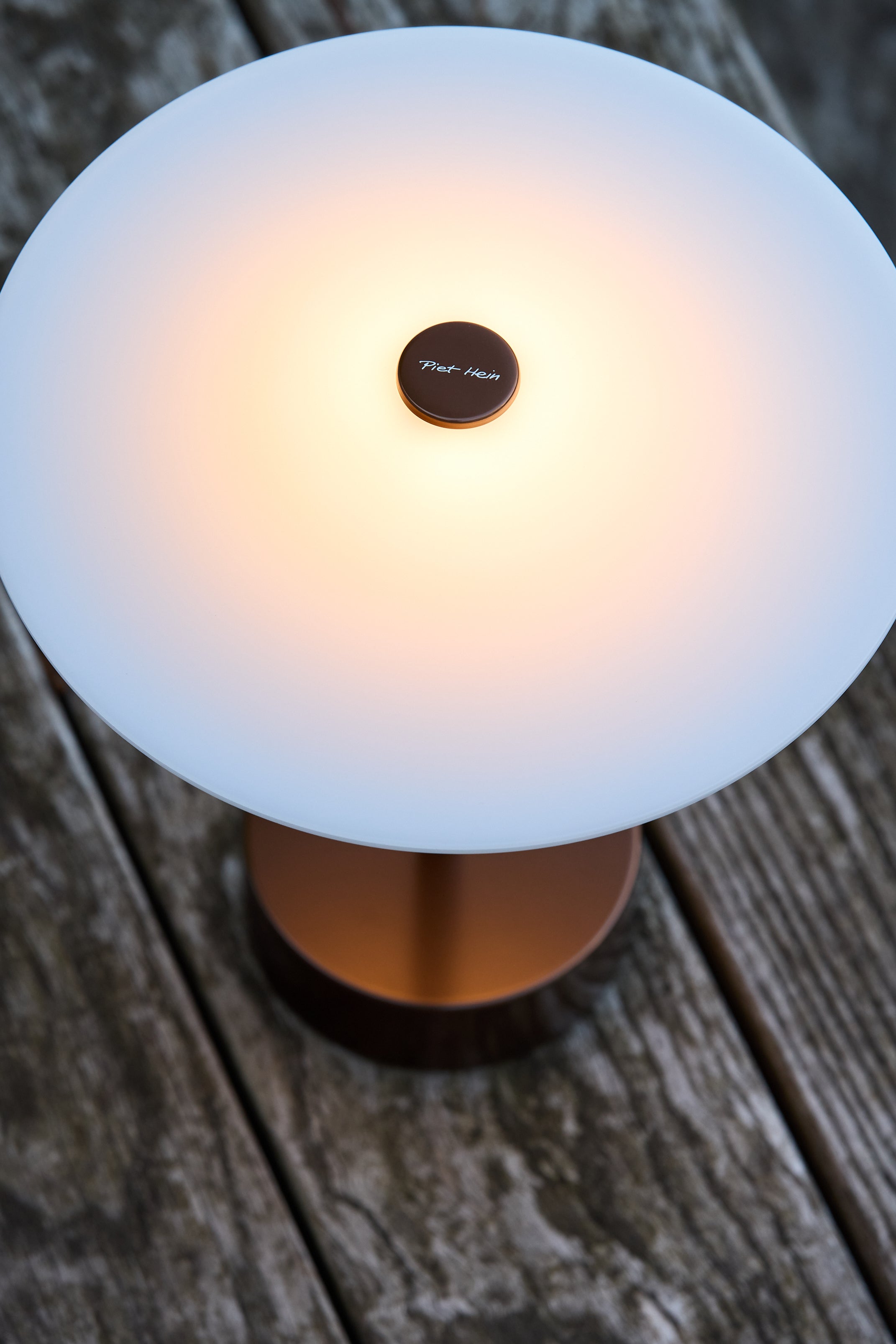 Piet Hein Sinus22 Bordlampe Aged Bronze billede 2