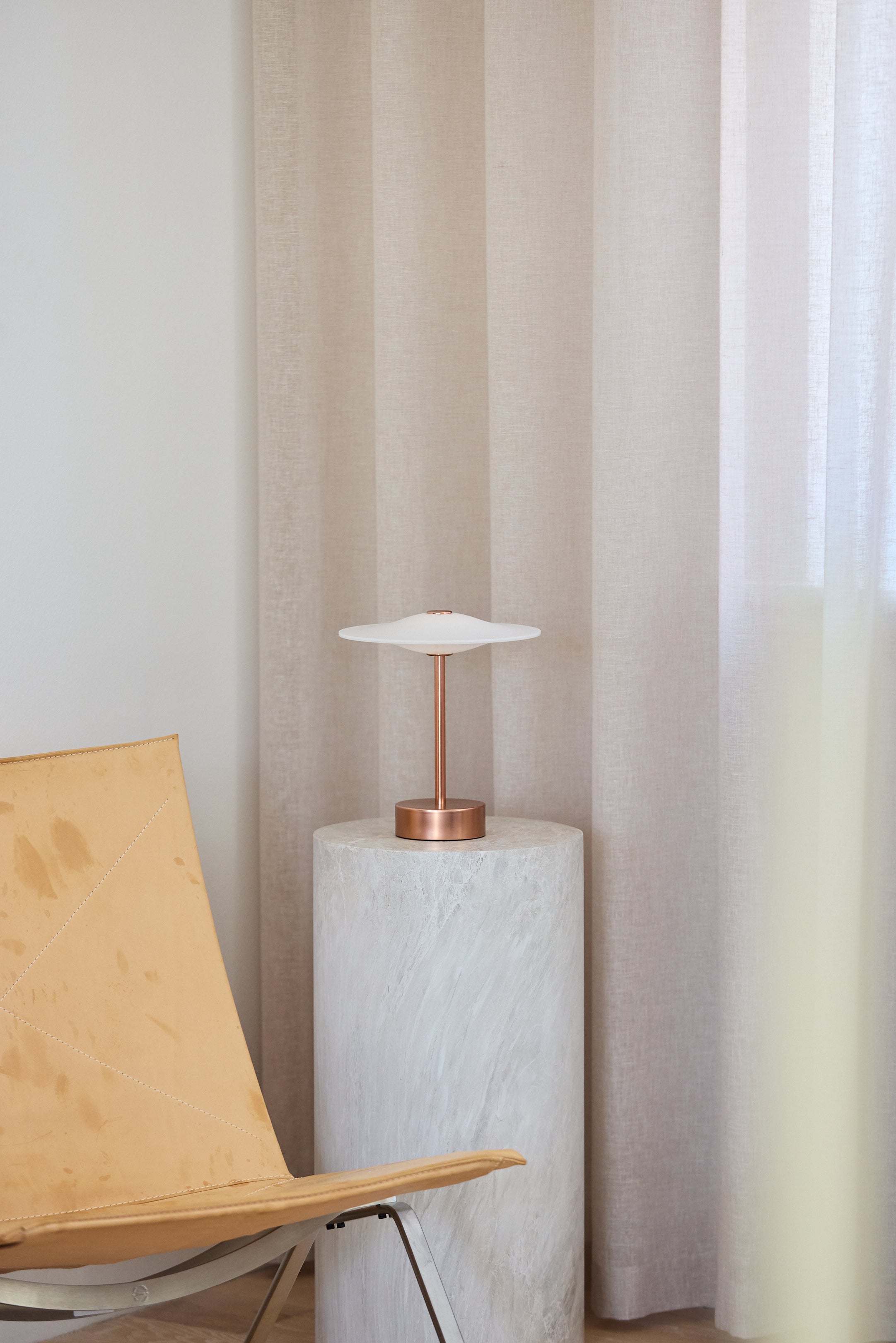 Piet Hein Sinus22 Bordlampe Kobber billede 2