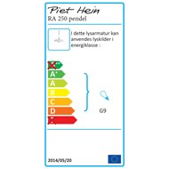 Piet Hein RA 250 Pendel Hvid billede 4