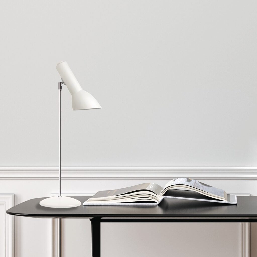 Oblique Blank Hvid/Krom - Bordlampe billede 3