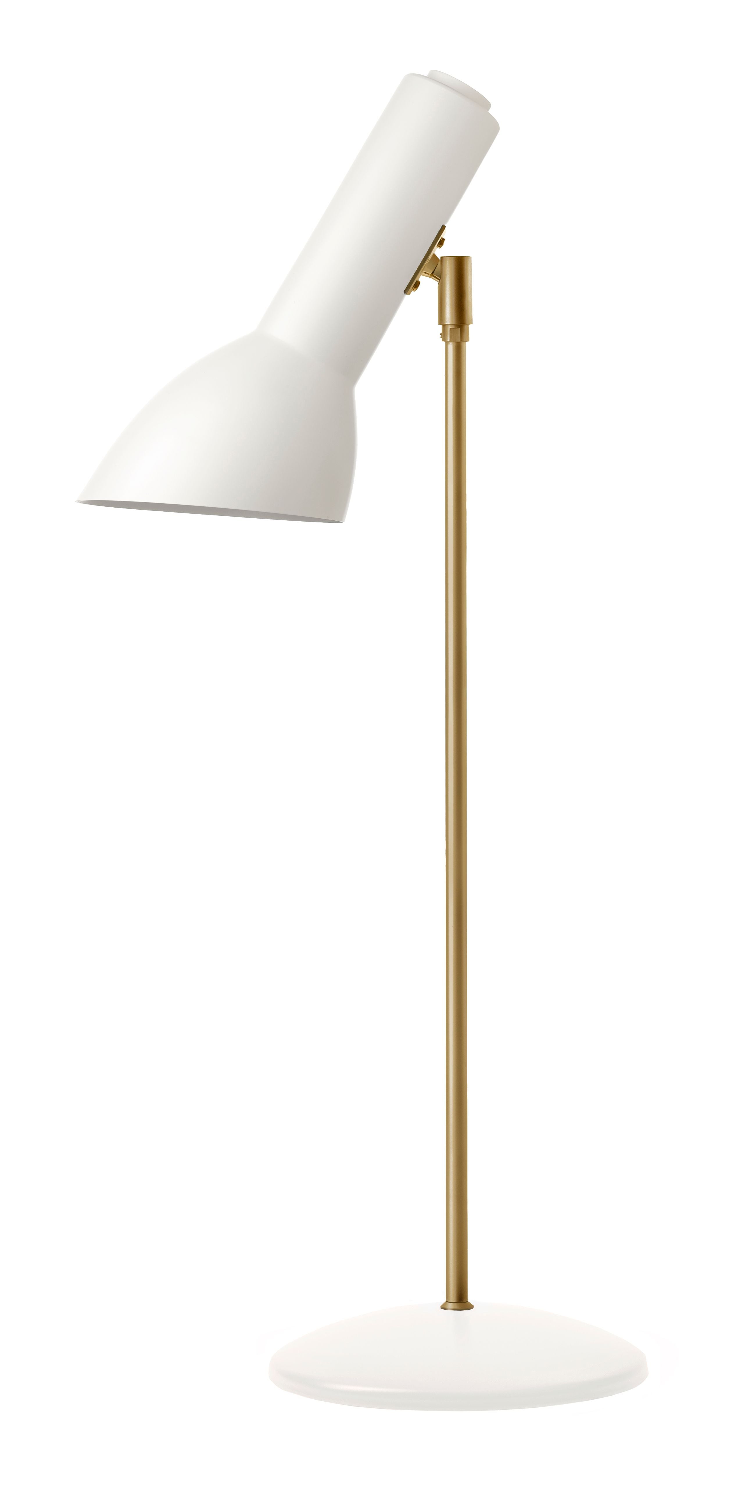 Oblique Hvid/Messing - Bordlampe billede 1