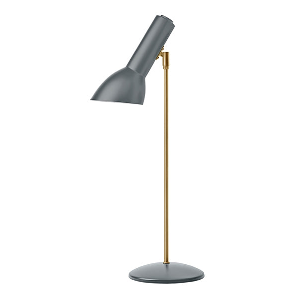 Oblique Flintgrå/Messing - Bordlampe billede 2