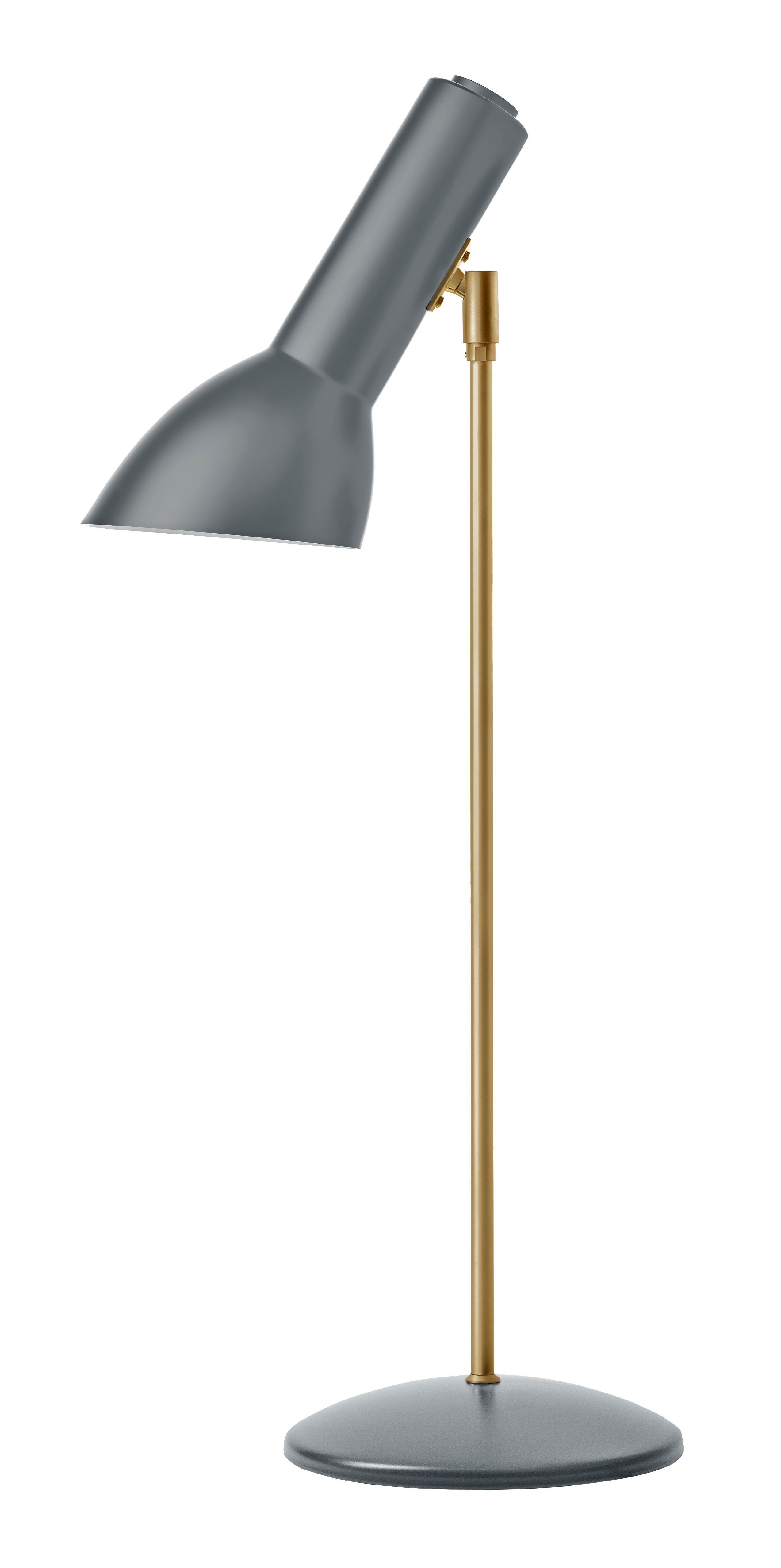 Oblique Flintgrå/Messing - Bordlampe billede 1