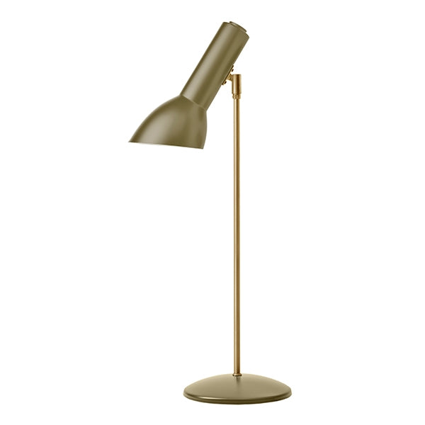 Oblique Olivengrøn/Messing - Bordlampe billede 2