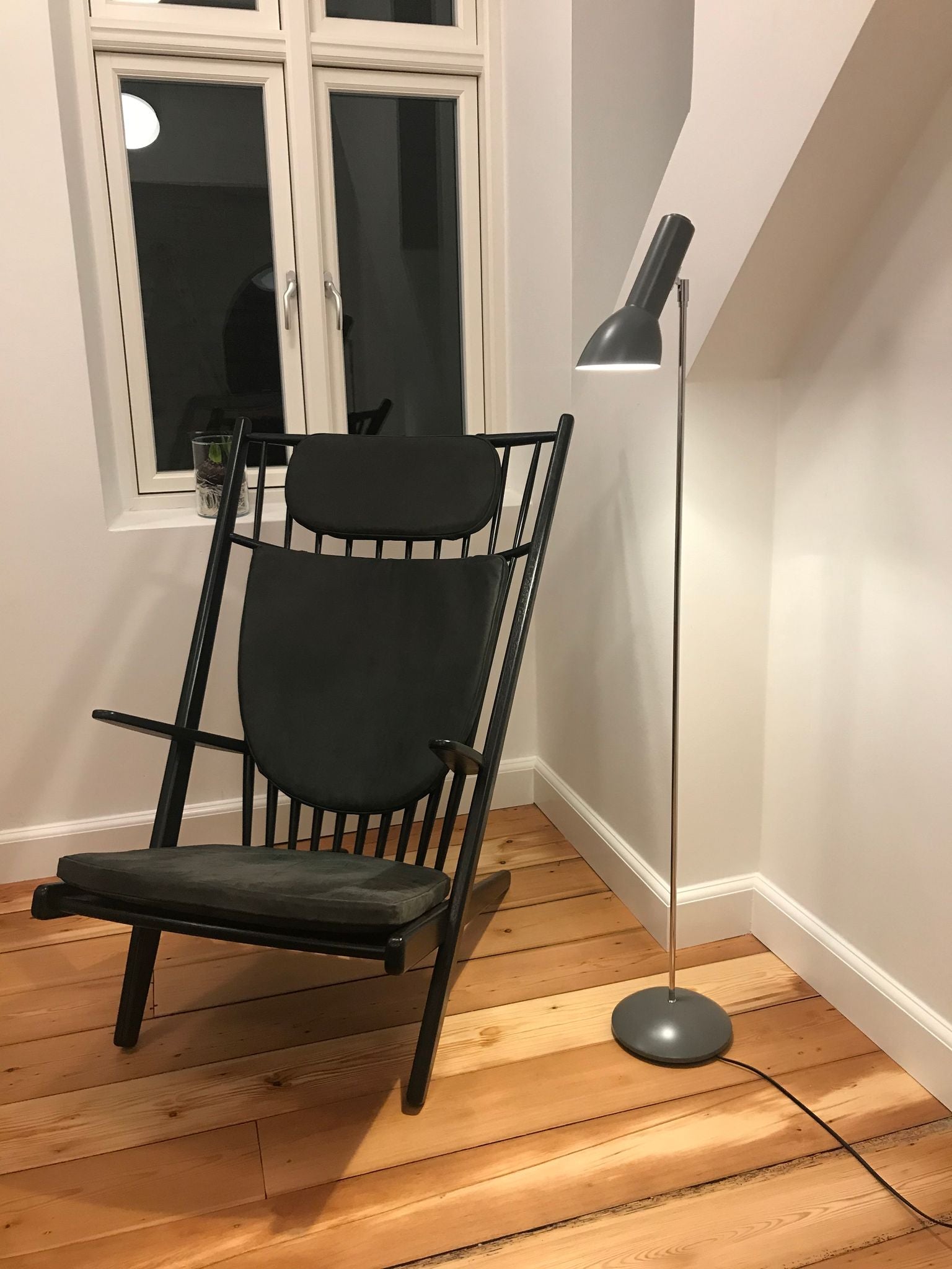 Oblique Flintgrå/Krom - Gulvlampe billede 4