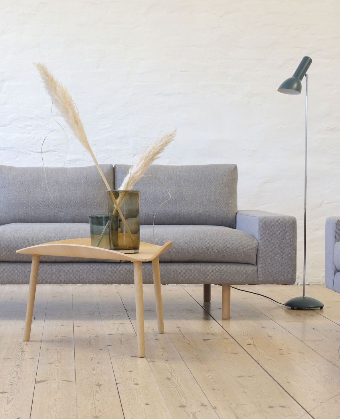 Oblique Flintgrå/Krom - Gulvlampe billede 3