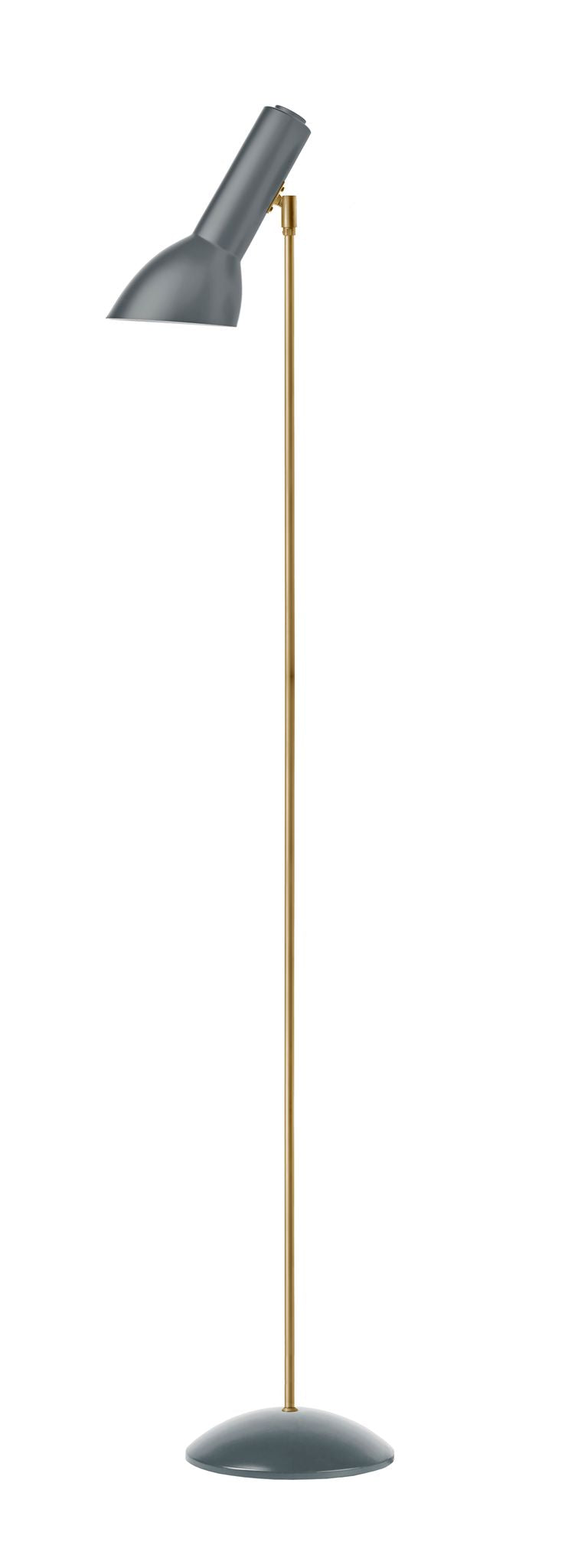 Oblique Flintgrå/Messing - Gulvlampe billede 1