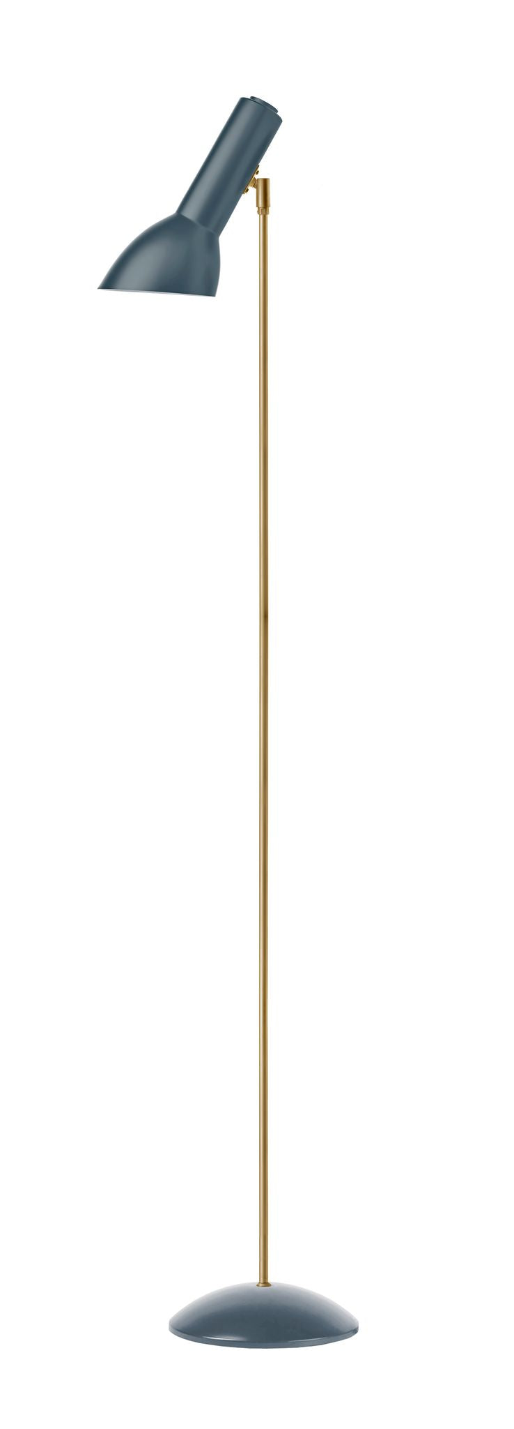 Oblique Petroleumsblå/Messing - Gulvlampe billede 1