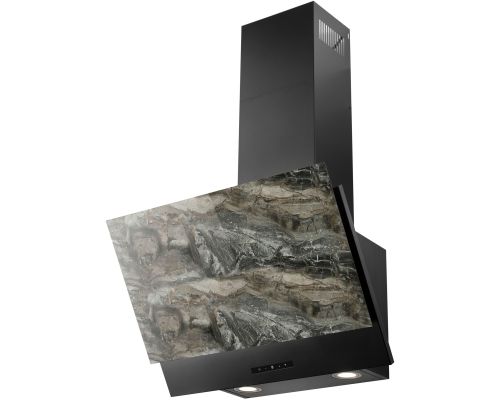 Eico 5923 Udine 60 Grey Stone Skråtstillet emhætte billede 1