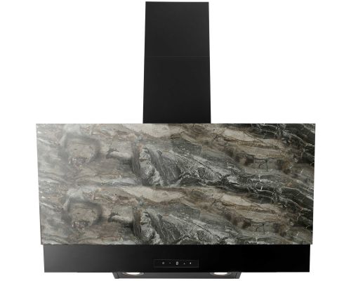 Eico 5924 Udine 80 Grey Stone Skråtstillet emhætte billede 1