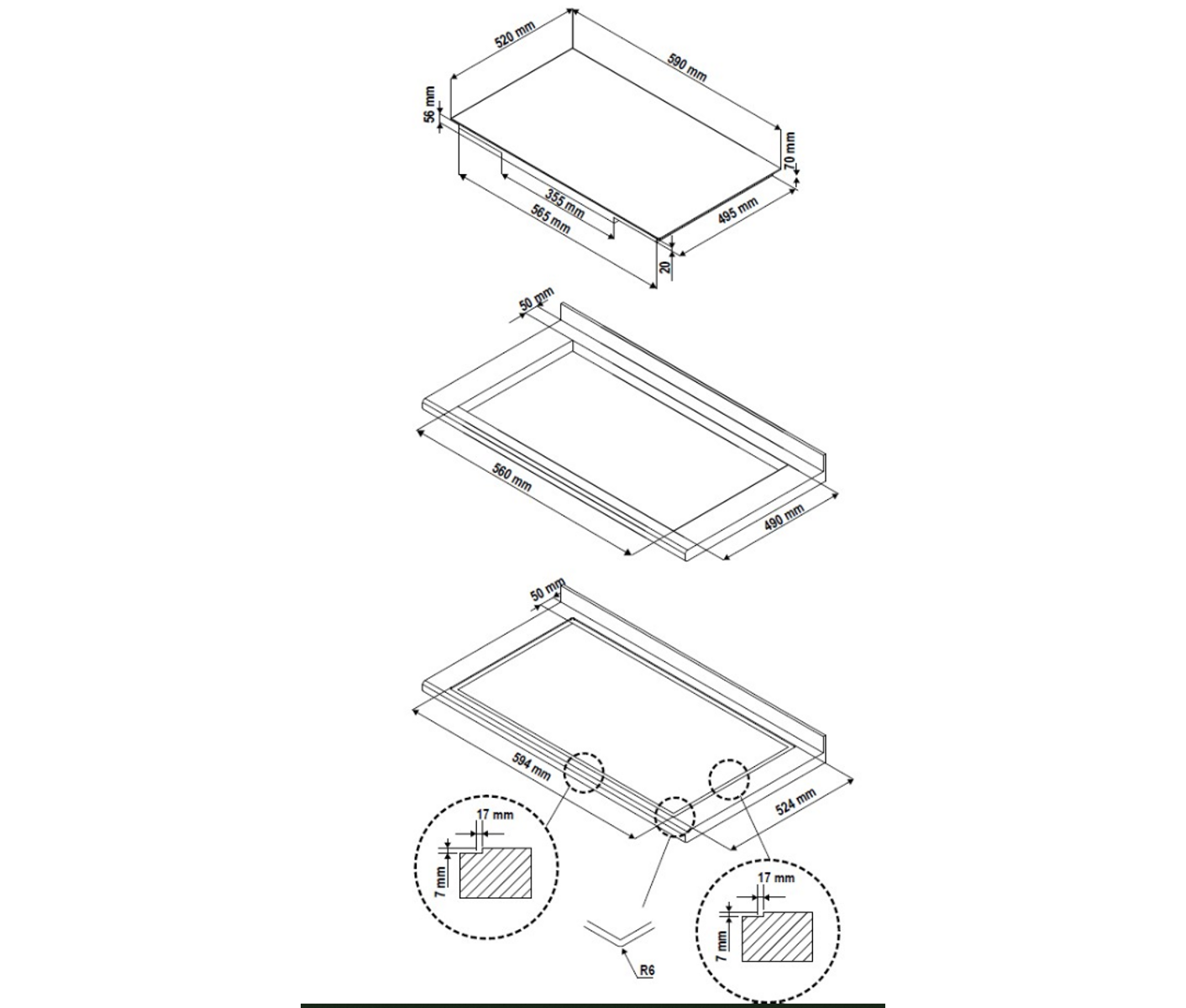 Vestfrost VIH 1060 P Induktionskogeplade