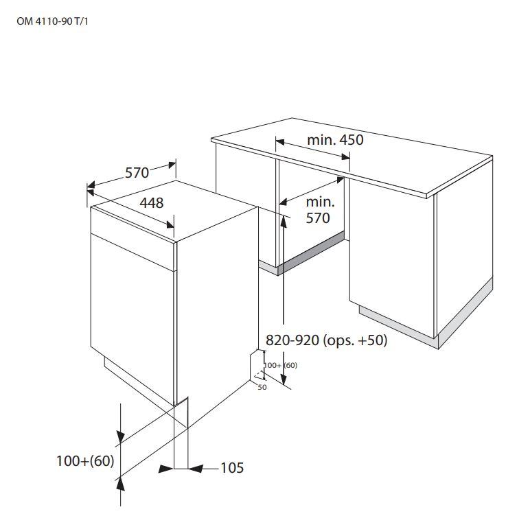 Gram OM 4110-90 T/1 Underbygning