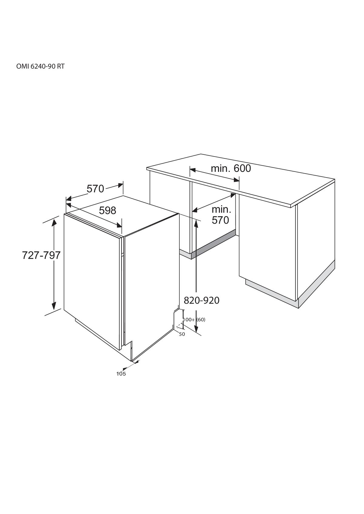 Gram OMI6240-90 RT Integrerbar billede 2