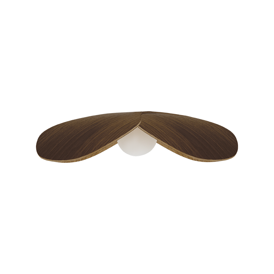 Forget Me Not Medium Pendel Ø28 Dark Oak - UMAGE billede 1