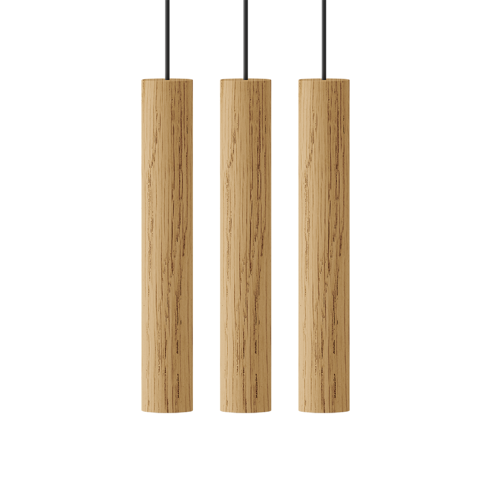UMAGE Chimes Cluster 3 Ø3,4 Egetræ - Pendel billede 2