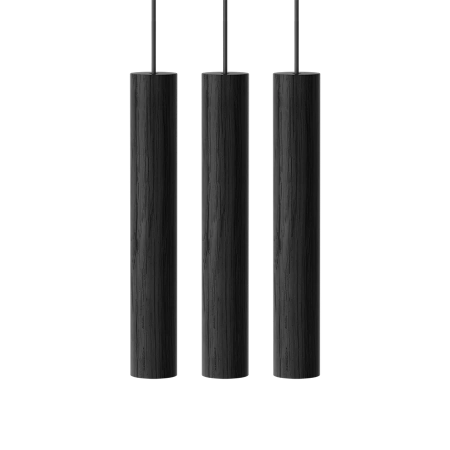 UMAGE Chimes Cluster 3 Ø3,4 Sort Egetræ - Pendel billede 3