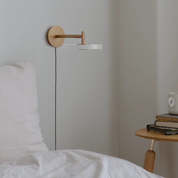 Asteria Wall Short Pearl White LED væglampe billede 2