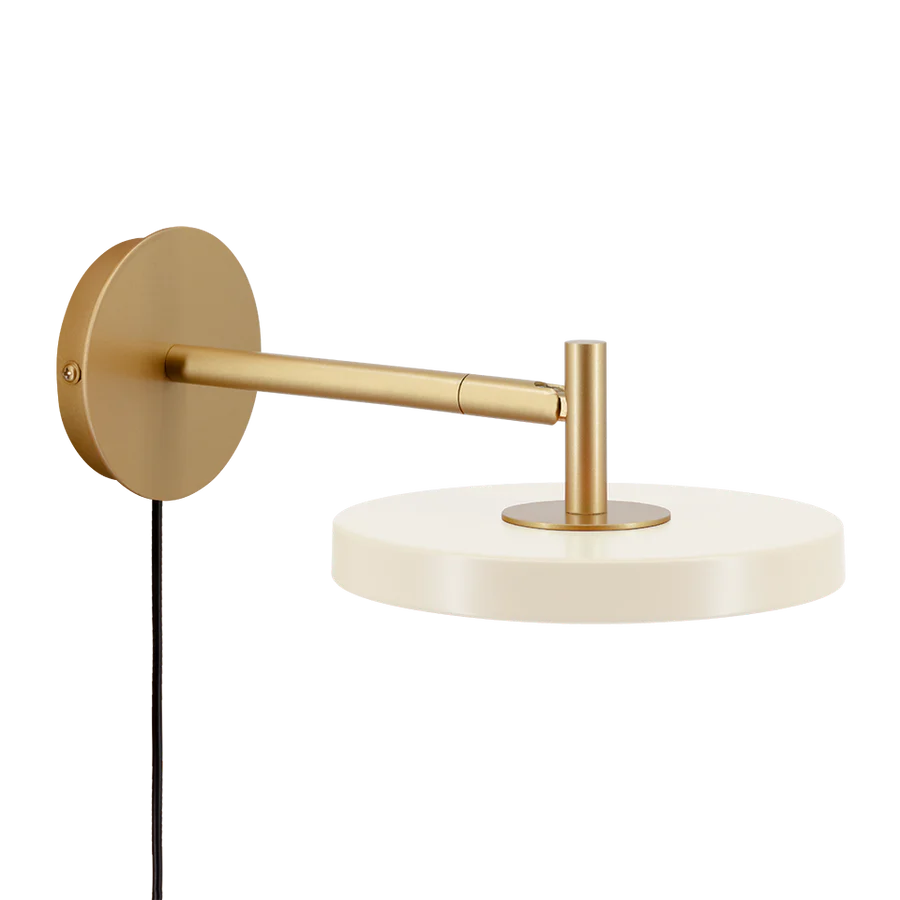 Asteria Wall Short Pearl White LED væglampe billede 1