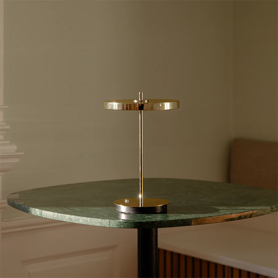 Asteria Move Polished Brass LED portable bordlampe billede 3