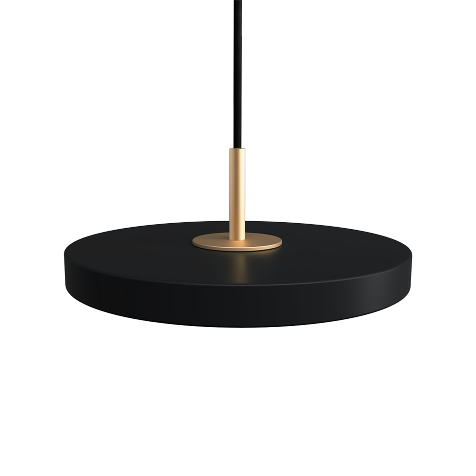 Asteria Micro Pendel Ø15 Sort billede 1