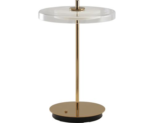 Asteria Glass Move Polished Brass bordlampe billede 1