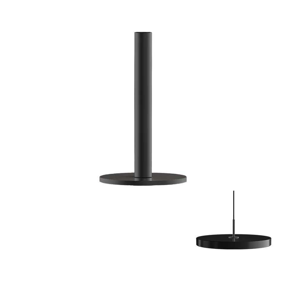 Asteria Medium pendel sort top cover billede 1