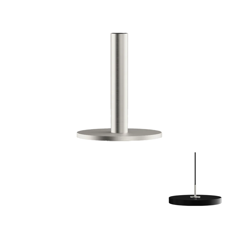 Asteria Mini pendel stål top cover billede 1