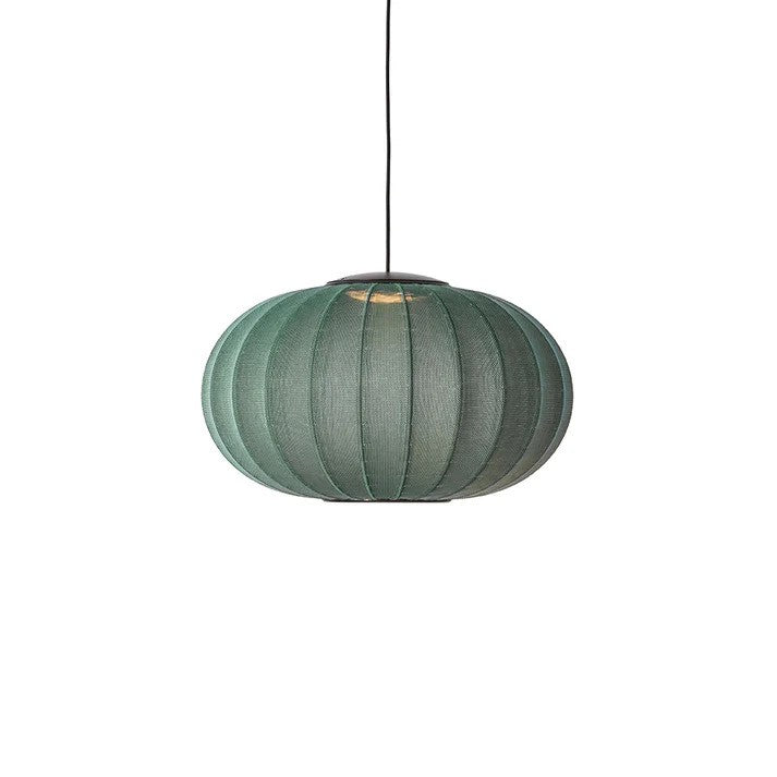 Knit-Wit Ø57 Oval Pendel LED Tweed Green billede 2