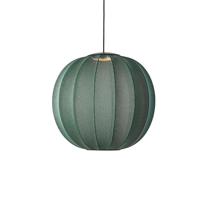 Knit-Wit Ø60 Round Pendel LED Tweed Green billede 2