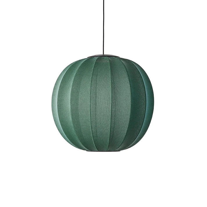 Knit-Wit Ø60 Round Pendel LED Tweed Green billede 1