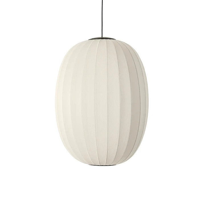 Knit-Wit Ø65 High Oval Pendel LED Pearl White billede 1