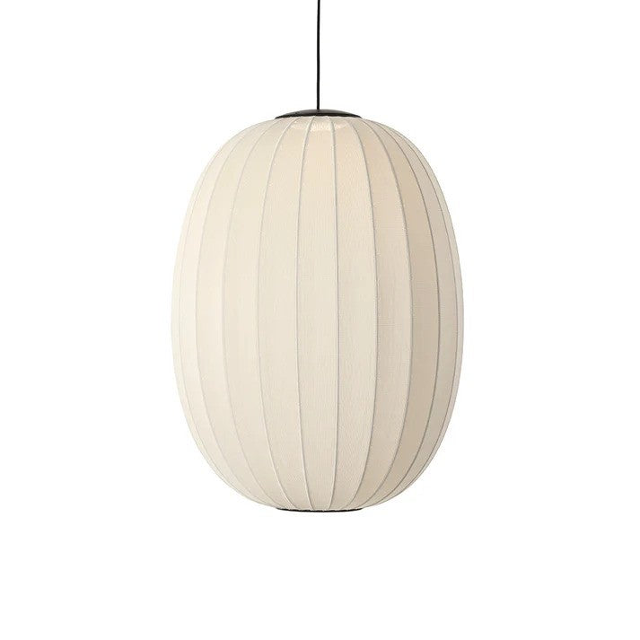 Knit-Wit Ø65 High Oval Pendel LED Pearl White billede 2
