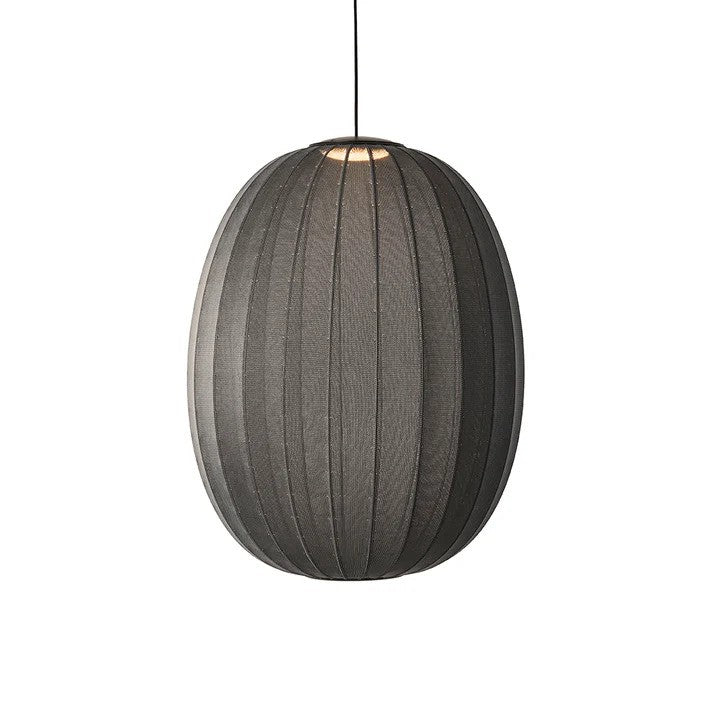 Knit-Wit Ø65 High Oval Pendel LED Black billede 2
