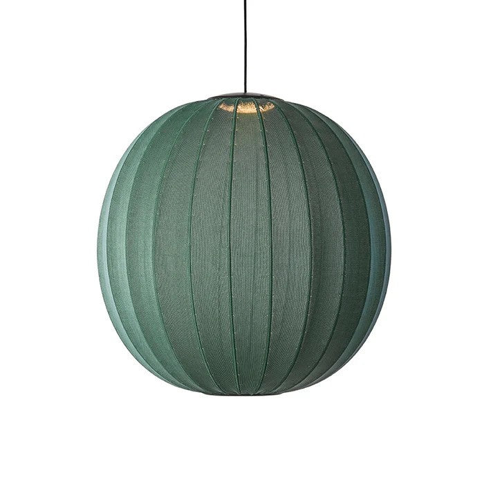 Knit-Wit Ø75 Round Pendel LED Tweed Green billede 2