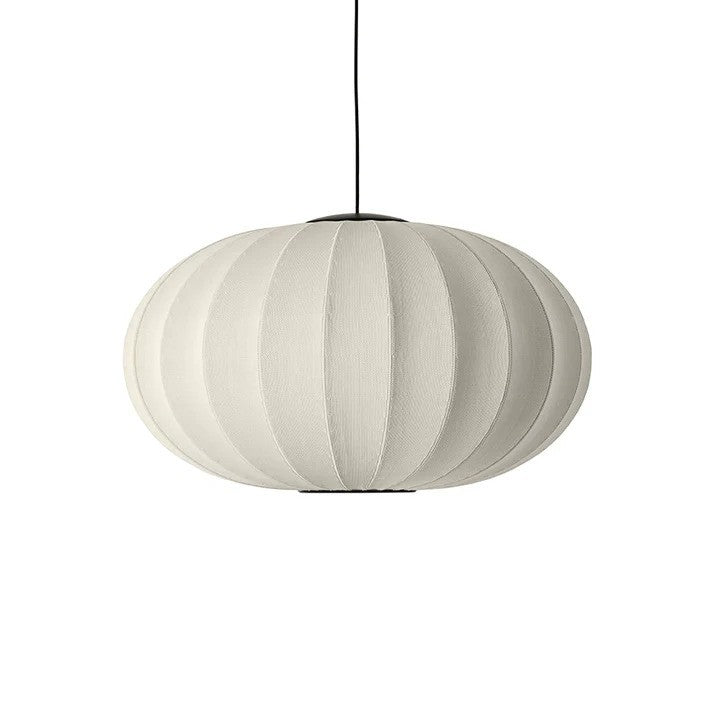 Knit-Wit Ø76 Oval Pendel LED Pearl White billede 1