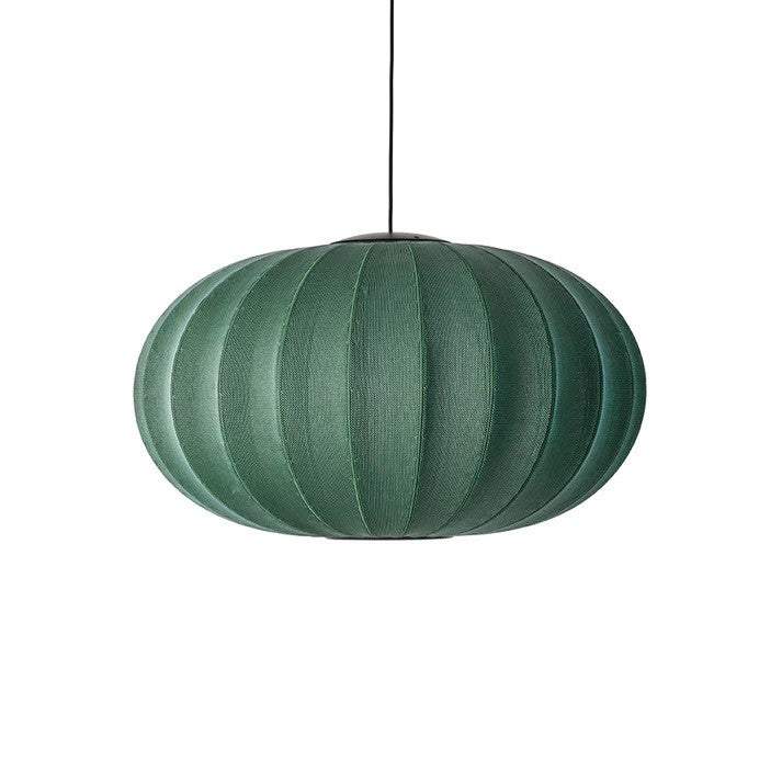 Knit-Wit Ø76 Oval Pendel LED Tweed Green billede 1