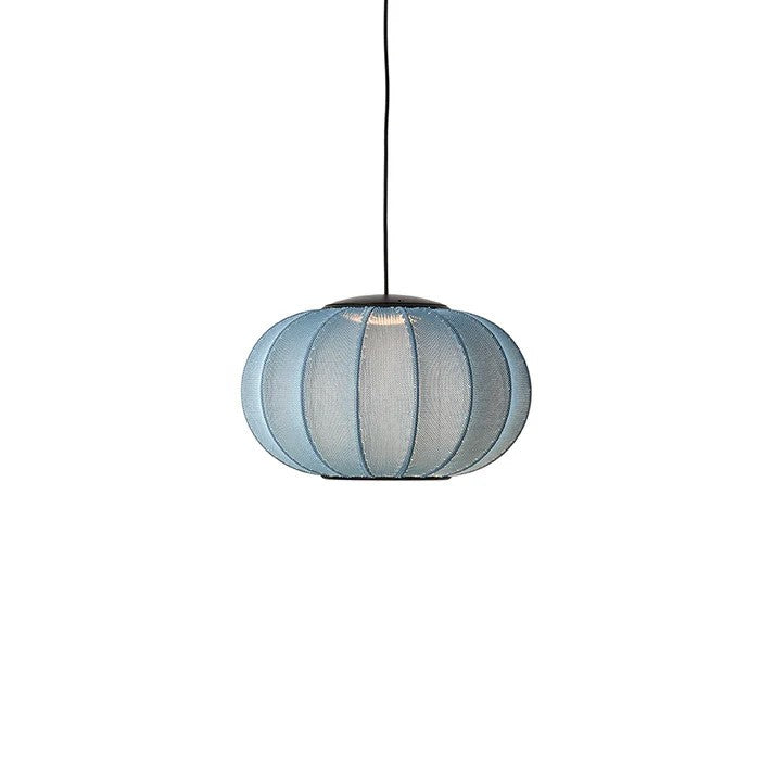 Knit-Wit Ø45 Oval Pendel LED Blue Stone billede 2