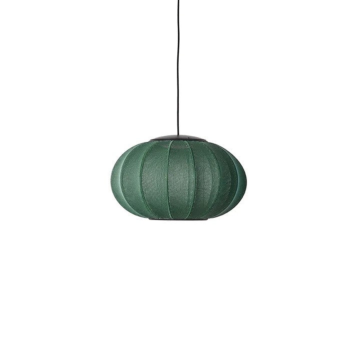 Knit-Wit Ø45 Oval Pendel LED Tweed Green billede 1
