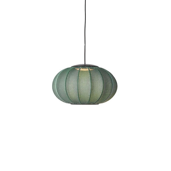Knit-Wit Ø45 Oval Pendel LED Tweed Green billede 2