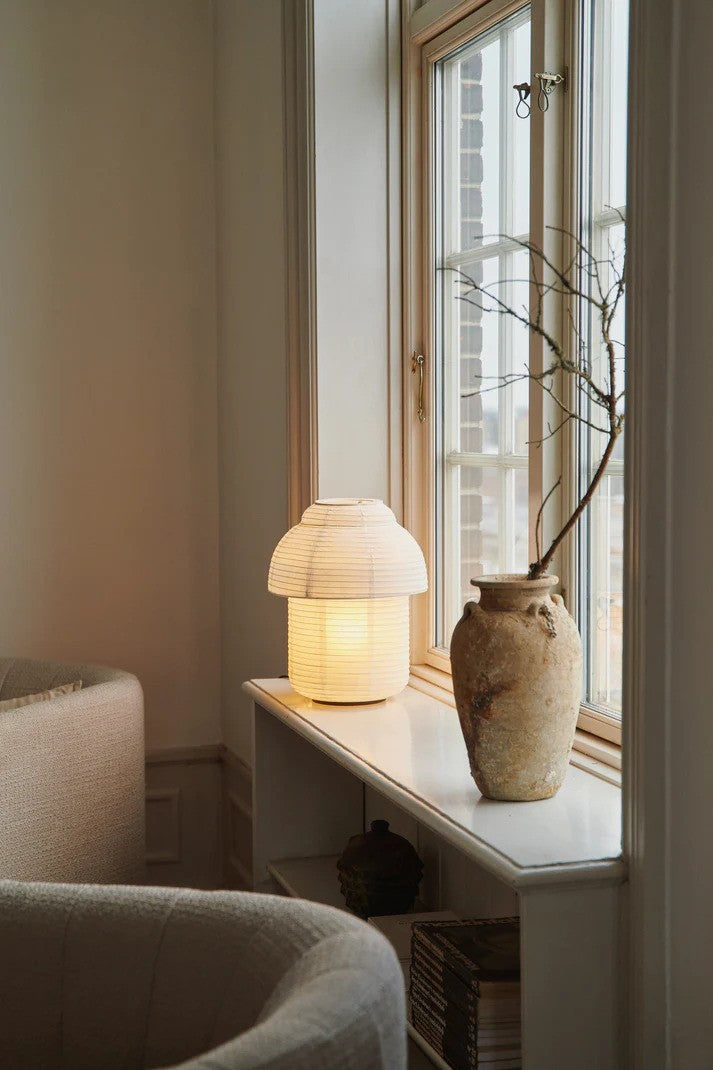 Papier Ø30 Bordlampe Hvid billede 3