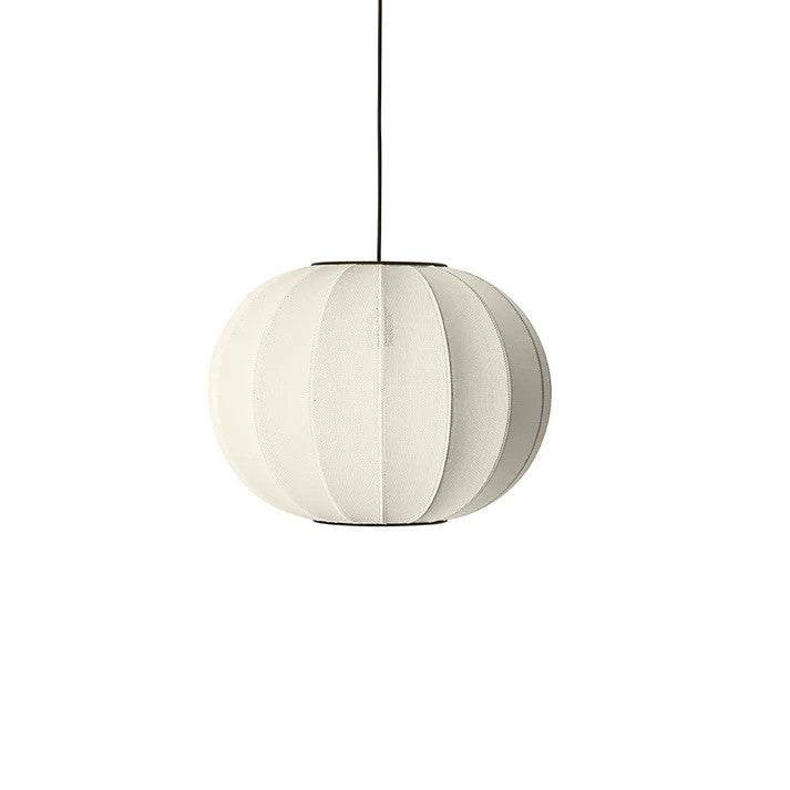 Knit-Wit Ø45 Round Pendel Pearl White billede 1