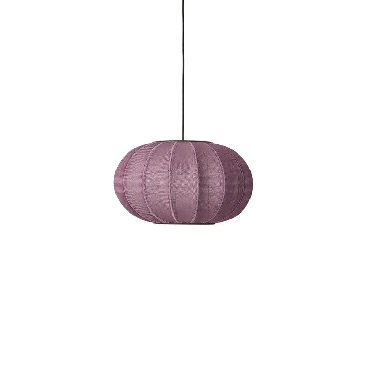 Knit-Wit Ø45 Oval Pendel Burgundy billede 1