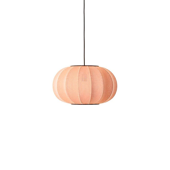Knit-Wit Ø45 Oval Pendel Coral billede 1